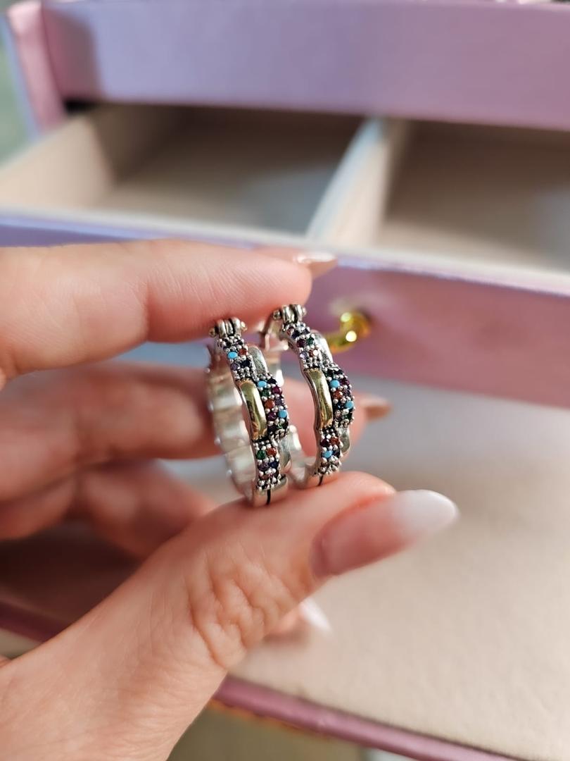 Zarcillo Candonga Flor 🔴